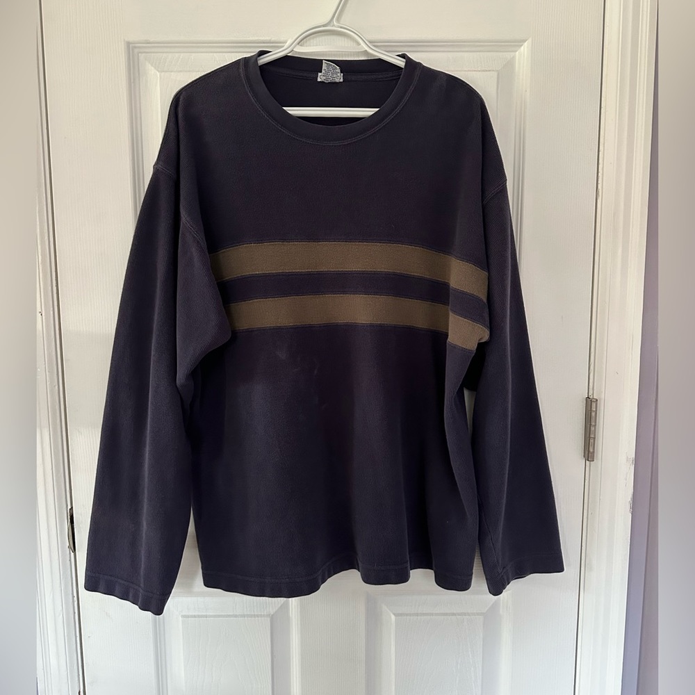 Vintage Cherokee Casual Mens Striped pulloever